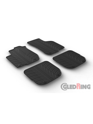Original Gledring Passform Fußmatten Gummimatten 4 Tlg.+Fixing - Audi A3 1998->2004