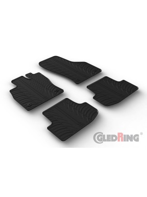 Original Gledring Passform Fußmatten Gummimatten 4 Tlg.+Fixing - Audi A3 07.2020->