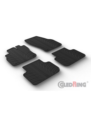 Original Gledring Passform Fußmatten Gummimatten 4 Tlg.+Fixing - Audi Q3 01.2019->