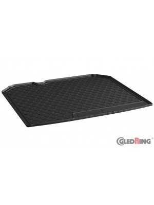 Original Gledring Premium Gummi Kofferraummatte - AUDI Q3 8U (Oberer Boden mit Kofferraum-Paket, mit Netz) 2011-2019