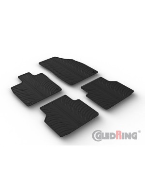 Original Gledring Passform Fußmatten Gummimatten 4 Tlg.+Fixing - Audi Q4 Elektro 07.2021->