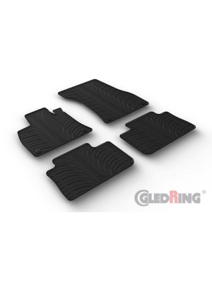 Original Gledring Passform Fußmatten Gummimatten 4 Tlg.+Fixing - Audi e-tron SUV 05.2020->