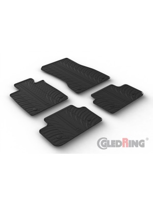 Original Gledring Passform Fußmatten Gummimatten 4 Tlg.+Fixing - BMW 5 Serie G60 10.2023-> (Automatik)