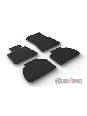 Original Gledring Passform Fußmatten Gummimatten 4 Tlg.+Fixing - BMW X7 G07 10.2019->