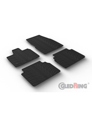 Original Gledring Passform Fußmatten Gummimatten 4 Tlg.+Fixing - BMW i3 Elektro 09.2013->