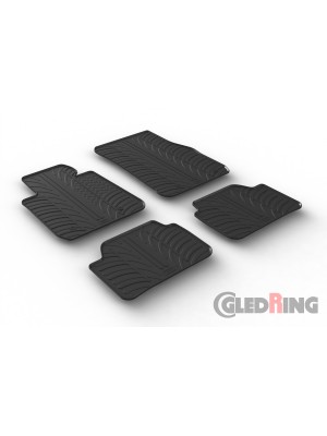 Original Gledring Passform Fußmatten Gummimatten 4 Tlg.+Fixing - BMW 1 Serie F20 / F21 2011-> 08.2019
