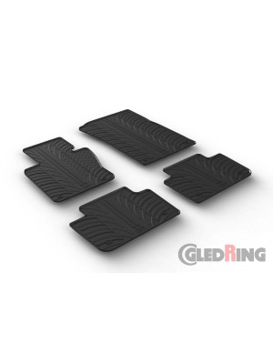 Original Gledring Passform Fußmatten Gummimatten 4 Tlg.+Fixing - BMW X3 2004-2009