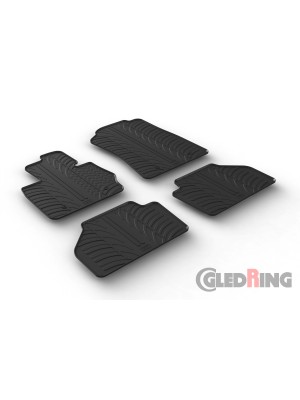 Original Gledring Passform Fußmatten Gummimatten 4 Tlg.+Fixing - BMW X3 2010->10.2017