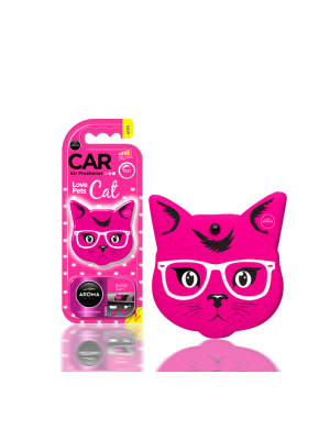 Aroma Car Lufterfrischer Cat Pink Blossom (Pet Lovers)