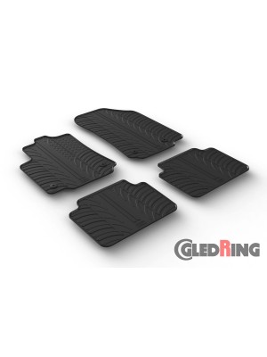 Original Gledring Passform Fußmatten Gummimatten 4 Tlg.+Fixing - Citroen C3 Aircross 10.2017->