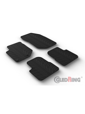 Original Gledring Passform Fußmatten Gummimatten 4 Tlg.+Fixing - Citroen C4 HB 01.2021->