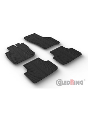 Original Gledring Passform Fußmatten Gummimatten 4 Tlg.+Fixing - Seat Leon 04.2020->