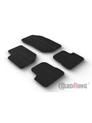 Original Gledring Passform Fußmatten Gummimatten 4 Tlg.+Fixing - DS DS3 Crossback 05.2019->