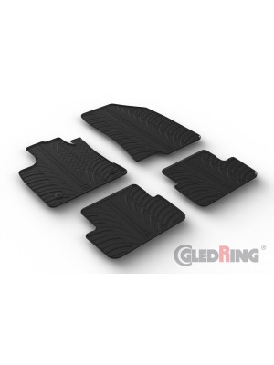 Original Gledring Passform Fußmatten Gummimatten 4 Tlg.+Fixing - Dacia Sandero III 2020->