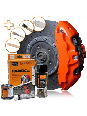 Foliatec Bremssattel Lack Set, bloody orange