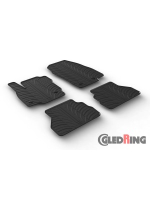Original Gledring Passform Fußmatten Gummimatten 4 Tlg.+Fixing - Ford B-Max 2015->