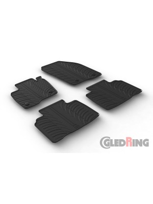 Original Gledring Passform Fußmatten Gummimatten 4 Tlg.+Fixing - Ford Edge 01.2016->