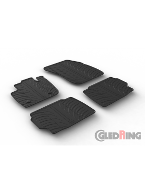 Original Gledring Passform Fußmatten Gummimatten 4 Tlg.+Fixing - Ford Mondeo 2015->