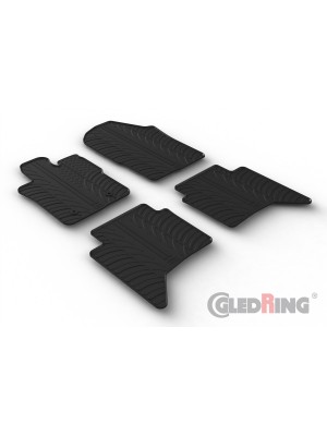 Original Gledring Passform Fußmatten Gummimatten 4 Tlg.+Fixing - FORD Raptor 02.2022-> (Automatik, Benziner)