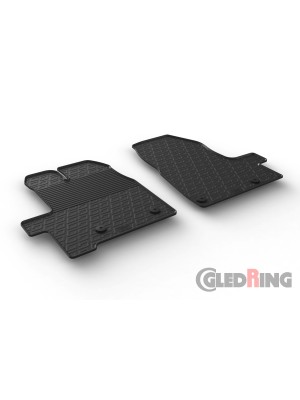 Original Gledring Passform Fußmatten Gummimatten 2 Tlg.-Fixing - Ford Tourneo Custom 09.2012-> FL 01.2018->