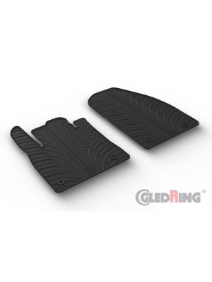 Original Gledring Passform Fußmatten Gummimatten 4 Tlg.+Fixing - FORD Tourneo Courier (Mini van, Passagier) 05.2023-> (Automatik)