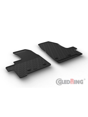Original Gledring Passform Fußmatten Gummimatten 2 Tlg.-Fixing - Ford Transit Custom Furgon/ Kombi 01.2018-> nur Automatic