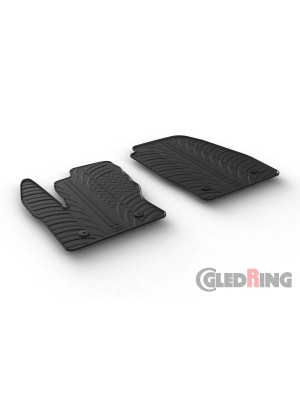 Original Gledring Passform Fußmatten Gummimatten 2 Tlg.-Fixing - Ford Transit Connect Furgon 2016->