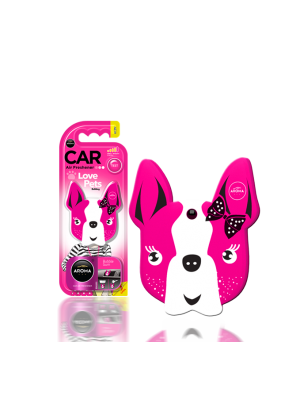 Aroma Car Lufterfrischer Dog Pink Blossom (Pet Lovers)