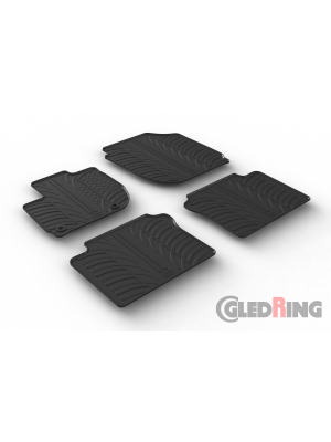 Original Gledring Passform Fußmatten Gummimatten 4 Tlg.+Fixing - Honda HR-V 08.2015->