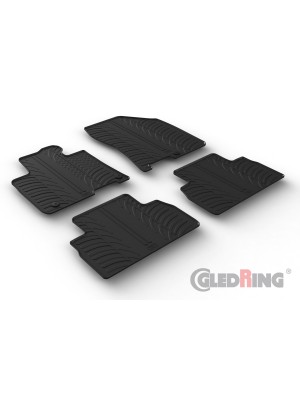 Original Gledring Passform Fußmatten Gummimatten 4 Tlg.+Fixing - Hyundai Santa Fe 11.2018->