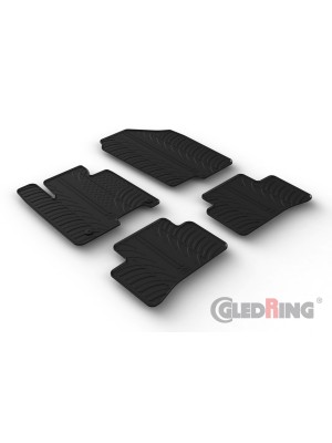 Original Gledring Passform Fußmatten Gummimatten 4 Tlg.+Fixing - Hyundai Tucson 11.2020->
