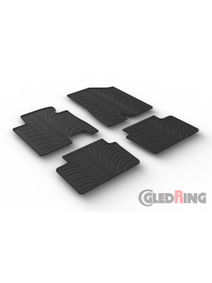 Original Gledring Passform Fußmatten Gummimatten 4 Tlg.+Fixing - Hyundai i30 09.2015->01.2017