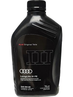 Original Audi LongLife III FE 0W-30 Motoröl Original 1L