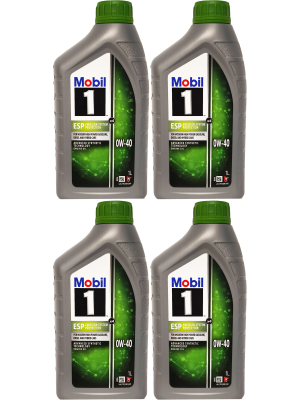 Mobil 1 ESP x3 0W-40 Motoröl 4x 1l = 4 Liter