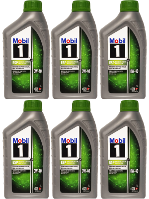 Mobil 1 ESP x3 0W-40 Motoröl 6x 1l = 6 Liter