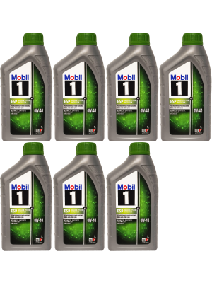 Mobil 1 ESP x3 0W-40 Motoröl 7x 1l = 7 Liter