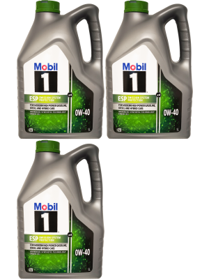 Mobil 1 ESP x3 0W-40 Motoröl 3x 5 = 15 Liter