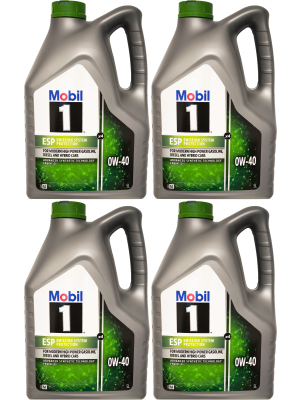 Mobil 1 ESP x3 0W-40 Motoröl 4x 5 = 20 Liter