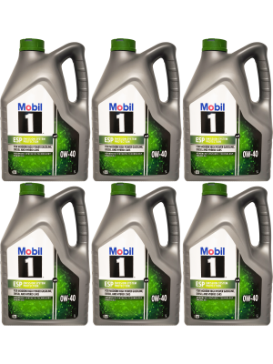 Mobil 1 ESP x3 0W-40 Motoröl 6x 5 = 30 Liter