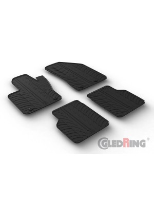 Original Gledring Passform Fußmatten Gummimatten 4 Tlg.+Fixing - Jeep Compass