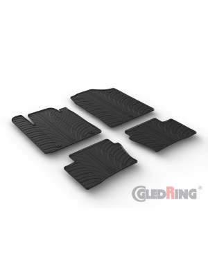Original Gledring Passform Fußmatten Gummimatten 4 Tlg.+Fixing - Kia Picanto 09.2017->