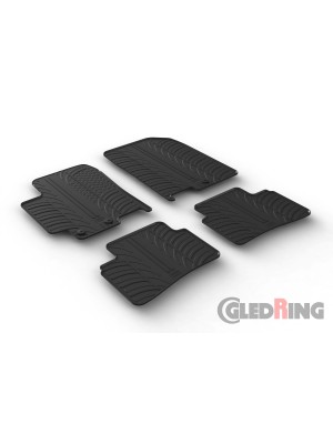 Original Gledring Passform Fußmatten Gummimatten 4 Tlg.+Fixing - Kia Stonic 10.2017->