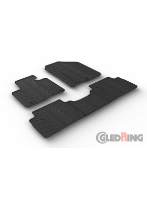 Original Gledring Passform Fußmatten Gummimatten 5 Tlg.+Fixing - Kia Sorento 03.2015->