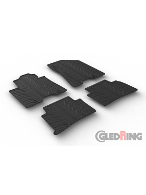 Original Gledring Passform Fußmatten Gummimatten 4 Tlg.+Fixing - Kia Sportage 02.2016->