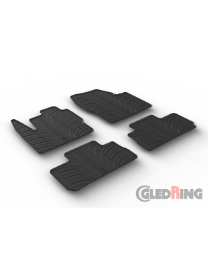 Original Gledring Passform Fußmatten Gummimatten 4 Tlg. Loch Fix. - Land Rover Freelander 2 2007->