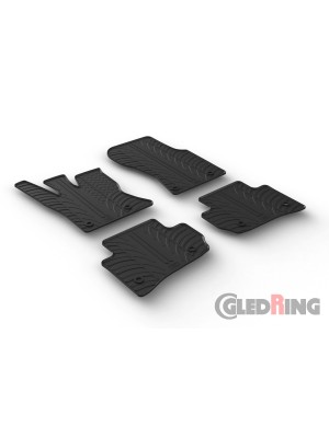 Original Gledring Passform Fußmatten Gummimatten 4 Tlg.+Fixing - Land Rover Range Rover Velar SUV 12.2017->