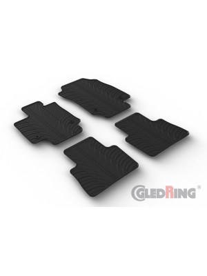 Original Gledring Passform Fußmatten Gummimatten 4 Tlg.+Fixing - LEXUS NX PHEV SUV 01.2022->