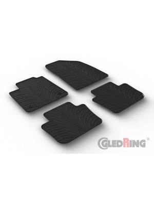 Original Gledring Passform Fußmatten Gummimatten 4 Tlg.+Fixing - MG MG4 EV HB 06.2022-> Elektro