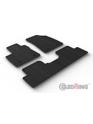 Original Gledring Passform Fußmatten Gummimatten 4 Tlg.+Fixing - MG MG5 09.2021-> Elektro