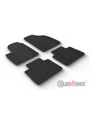 Original Gledring Passform Fußmatten Gummimatten 4 Tlg.+Fixing - MG MG HS SUV 09.2018-> (Automatik)